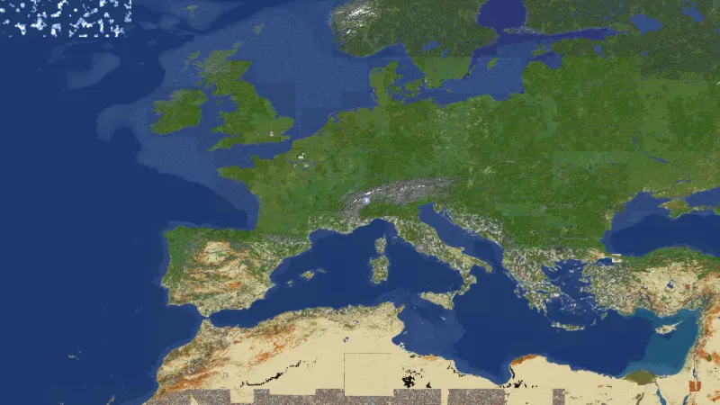 Europe from above